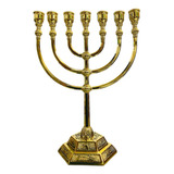 Menorah Judía Candelabro De 7 Brazos 