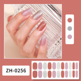 (zh0256) Pegatinas De Gel Para Uñas, Requiere Lámpara Uv/led