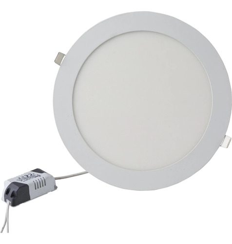 Foco Panel Plafon Led Embutido Redondo 18w