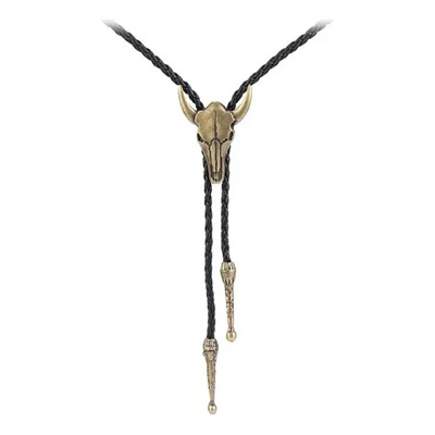 · Collar De Cabeza De Toro Bronce