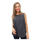 Blusa Old Navy Plizas Algodon Ideal Verano Talle Grande 