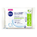 Nivea Facial Micelar Toallas  Desmaquillante  X 25 Pack X 3