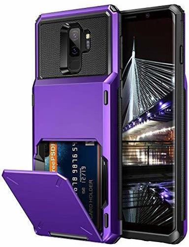 Vofolen Funda Para Galaxy S9 Plus Funda Cartera 4 Ranuras Po