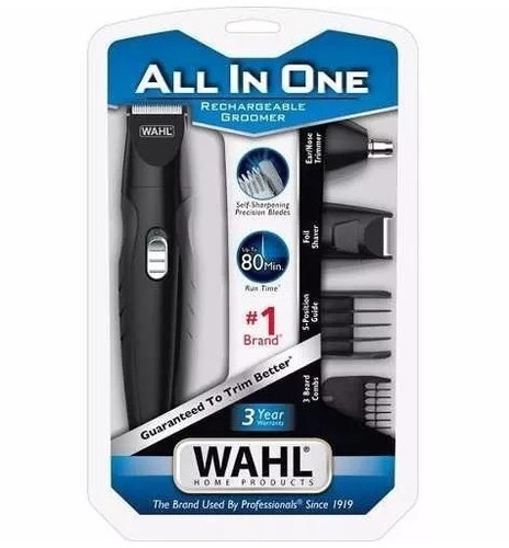 Terminadora Recargable 14pz Wahl All In One Barba Nariz