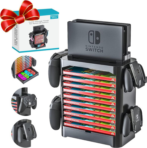 Torre Base Para Nintendo Switch Pared Oled Accesorios