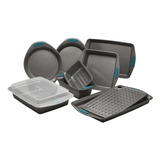 Set De Moldes Para Hornear Repostería Gris 10 Pz Rachael Ray