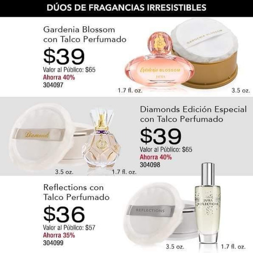 Set Perfumes By Jafra Y Talcos Corporales Perfumados