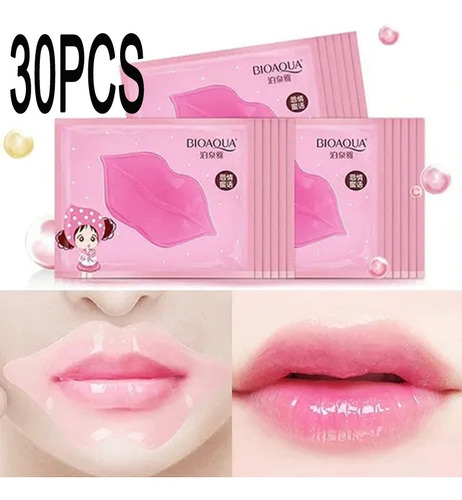 30 Unidades De Lip Pads Enhancer Gel Patch Anti E Máscara