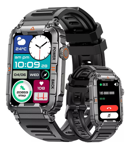 Militar Reloj Inteligente Hombres Smartwatch Llamadas Kr88