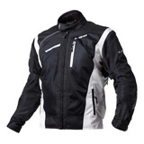 Campera Moto Cordura Ls2 Diane Negro Gris Liviana Cycles!