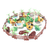 Figura De Modelo Animal De Quintal De Fazenda De 6,5-9cm