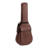 Bolsa De Guitarra De Tela Oxford 36-38 Pulgadas De Café