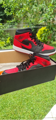 Nike Jordan 1 Mid Banned- Raridade (quase Sem Uso) Originais