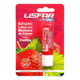 Balsamo Labial Manteca De Cacao Sabor Frutilla 1u Lisfar 