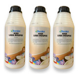 Kit 3 Nixx Lava Roupas Coco 1l  - Renko