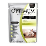 Alimento Optimum Gato Adulto Pouch Sabor Pollo 85 G X12 Uni.