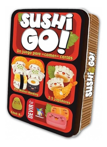 Juego De Mesa Sushi Go ! Cartas Devir Original