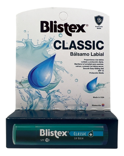 Balsamo Labial Classic Blistex 15 Spf 4.25g 