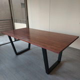 Mesa Comedor,industrial,mesa De Madera Y Metal Personalizada