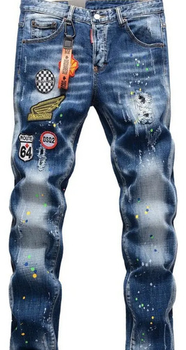 Vaqueros Dsquared2 Estilo Urbano Hip-hop De Moda For Hom [u] | Envío gratis