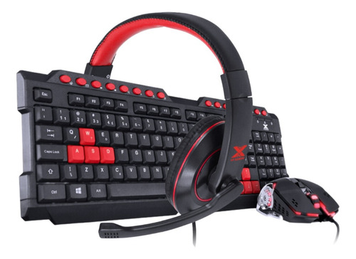 Kit Teclado, Mouse E Headset Gamer Vinik