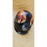 Casco Harley Davidson Diseño Único Y Fantásca Calavera 57-58