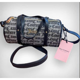 Bolsa Juicy Gris Con Negro