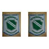 Banderin Mediano 27cm Petroquimica Comodoro Rivadavia