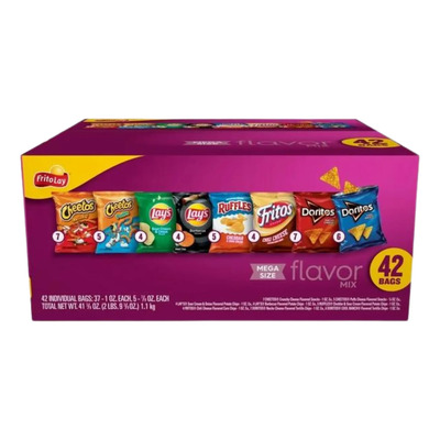 Papitas Americanas Frito-lay Paquete Variado, 42 Piezas C\u002Fu | Meses sin interés