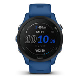 Smartwatch Garmin Forerunner 255 Sport 1.1  Caja 46mm De  Abs  Tidal Blue, Malla  Tidal Blue De  Silicona Deportiva