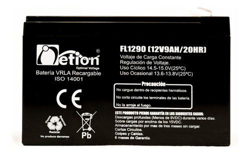 Bateria Netion 12v 9ah