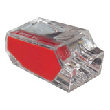 Conector De Empalme Terminal 2 Lineas Pushgard Usa X 100 Uni