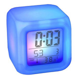 Reloj Cubo Luminoso Digital Led Colores - Oportunidades-vip