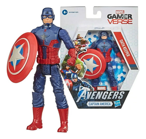 Marvel Gamer Verse Avengers Capitan América Figura