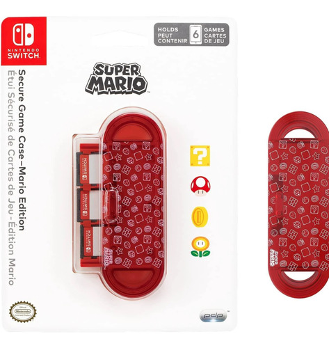 Estuche De Juegos Switch Nintendo Super Mario Original 