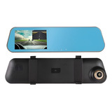 Espejo Retrovisor Doble Camara Grabacion Pantalla Full Hd