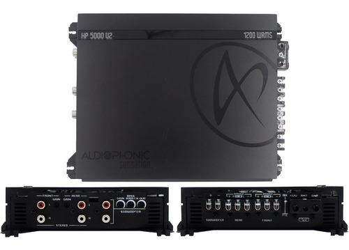 Amplificador Audiophonic Hp5000.v2 ( 5 Canais / 1200w Rms )