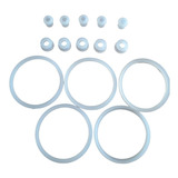 5 Kit De Anel De Silicone Para Garrafa Inox Tereré (3 Peças)