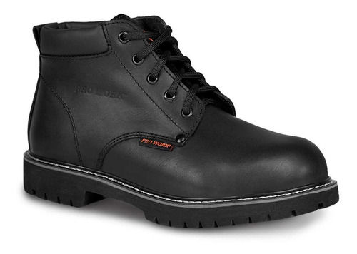 Bota Hombre Industrial Botin Trabajo Pro Work 7202 Negro