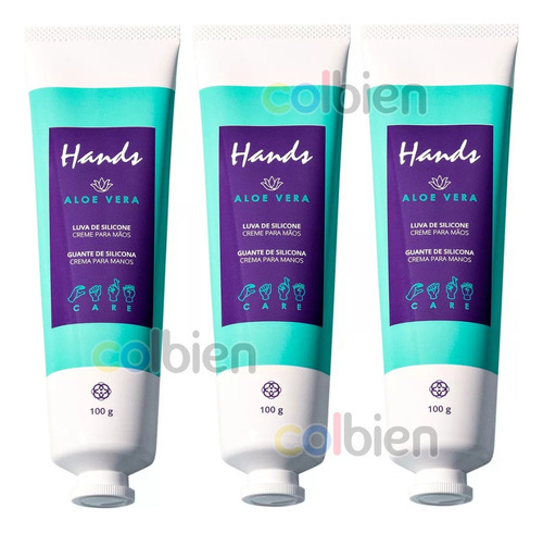 Guante De Silicona X3 Unidades Crema Manos Suaviza Hinode