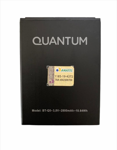 Flex Carga Bateria Bt-q5 Quantum Muv Q5 Nf-e