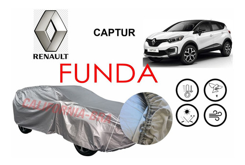 Funda Cubierta Lona Cubre Renault Captur 2018 2019 2020