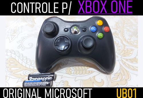 Controle Xbox360 Original Microsoft Somente Sem Fio! - Ub01