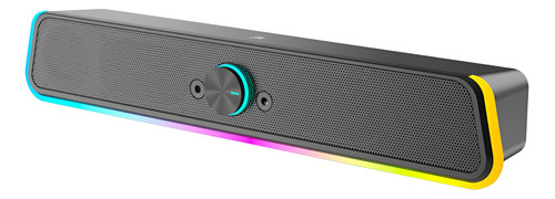 Bocina Para Computadora Estéreo Con Bluetooth Y Luces Rgb 