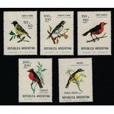 Fauna - Pájaros - Argentina 1978 - Serie Mint - Gj 1819-1823