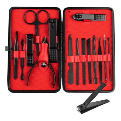 Set De Manicura Profesional Acero Inoxidable Con Estuche | Meses sin interés