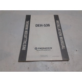 Manual De Radio Deh-536 Pioneer 