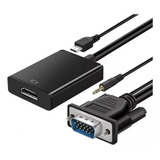 Adaptador Convertidor De Vga A Hdmi Full Hd 1080p