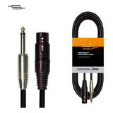 Cable Xlr (cannon) Plug - 3 Metros Microfono - Zipp 110