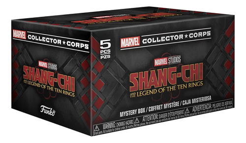 Funko Pop! Marvel Collector Corps Shang-chi Xxl 5 Objetos